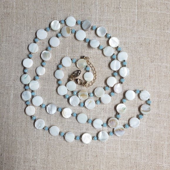 Long Charming Charlie Beaded Necklace - Picture 1 of 3